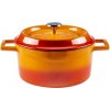LAVA Metal Hrnec Ø 24 cm, 4,5 l, liatinový, oranžový LAVA METAL LVYTC24K2OR