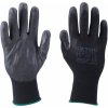 Extol Premium rukavice z polyesteru polomáčené v PU, černé 8856635
