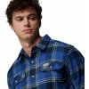 Flare Gun Stretch Flannel 186158 Panska Korela Farba: Mtn Blue Trails Edge Plaid, Veľkosť: S 1861581434