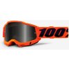 100% okuliare Accura 2 SAND Neon Orange grey smoke