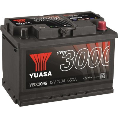 Yuasa YBX3000 12V 75Ah 650A YBX3096