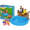 LEAN TOYS Detský nafukovací bazén Pirátska loď 140 x 130 x 104 cm Bestway 52211