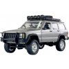 Amewi JC-X12 Scale strieborná komutátorový RC model auta elektrický terénne vozidlo 4WD 4x4 RtR 2,4 GHz vr. akumu 1:12