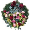 Smútočný veniec borovicový Exclusive Peonie Pivonky & Ľalie & Doplnky Ø 95cm