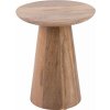 Okrúhly odkladací stolík z mangového dreva ø 30 cm Force – Leitmotiv