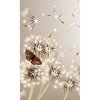DIMEX fototapeta Púpavy s motýlom MS-2-0148 - 150 x 250 cm (150g VLIES - LEPIDLO ZADARMO)