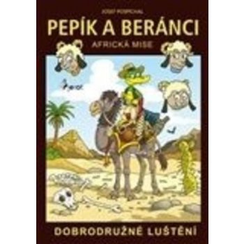 Pepík a beránci - Africká mise - dobrodružné luštění - Iva Nováková