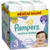 Pampers active baby 3 midi 6-10kg, 208ks (mesačné balenie)