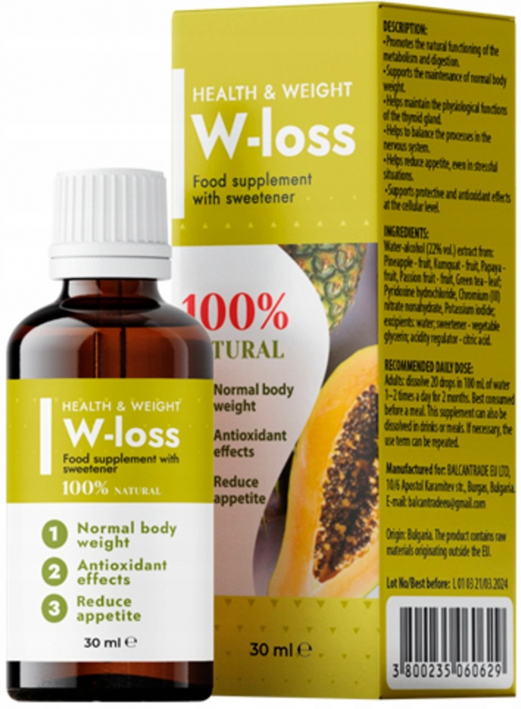 W-Loss kapky 30 ml