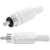 SOLEX Vidlica RCA RCA18 plast biela