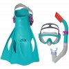 Bestway Okuliare Bestway. 25020 Sparkl Water, mix farieb, sada, šnorchlovacia, okuliare na potápanie s plutvami