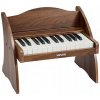 VEVOR Detské drevené piano s 25 klávesmi a nastaviteľnou hlasitosťou, orechové
