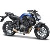 Maisto Yamaha MT07 2018 Modrá 1:18