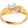 iZlato Forever Romantický zásnubný prsteň so srdcom Sierra CSRI247HR