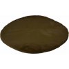 Home Styling Collection Okrúhly koberec, umelá kožušina, priemer 80 cm, zelený