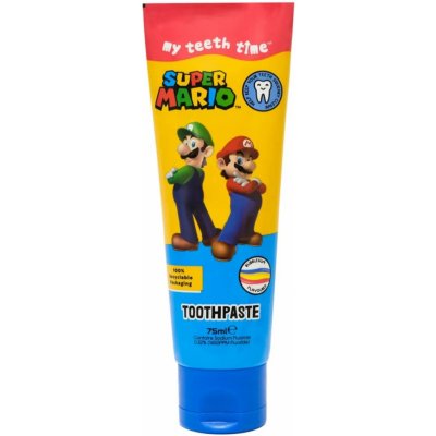 Super Mario Zubná pasta pre deti s príchuťou žuvačky 75 ml