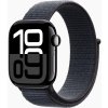 Apple Watch Series 10 46 mm Cellular klavírne čierny hliník s atramentovo fialovým prevliekacím remienkom MWY53QC/A