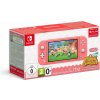 Herné konzoly Nintendo Switch Lite - Coral + Animal Crossing + 3M NSO (045496453916)