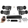 MS AI hybrid Light IP 4 kamerový set so switchom 5 Mpix Gtube (6144K4B) (Monitorrs Security)
