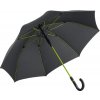 Fare 4784 deštník holový černo zelená lime