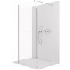 CERANO - Sprchová zástena Walk-in Onyx Corner Round Ľ/P - 8 mm - guľatá vzpera - chróm, transparentné sklo - 120x120x200 cm