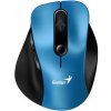 Genius Ergo 9000S/Ergonomická/Optická/Pro praváky/2 400 DPI/USB+BT/Černá-modrá 31030038401