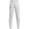 Detské Nohavice UNDER ARMOUR UA ARMOUR FLEECE JOGGERS 1373543-014 – Biela