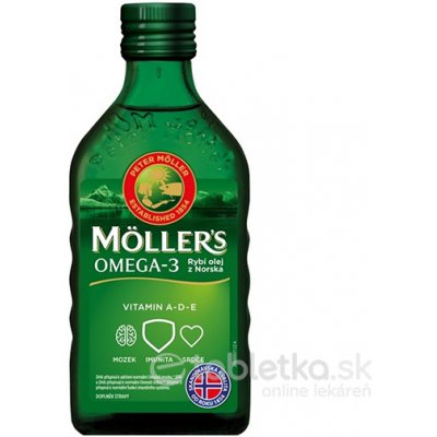 Orkla Health AS MOLLER´S Omega 3 RYBÍ OLEJ Natur 250 ml
