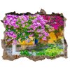 Fototapeta díra na zeď 3D Dom s popínavé rastliny 95x64 cm