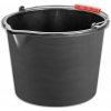STREND PRO Vedro ReCycled. 12 lit, stavebné, plast, plastový úchyt, s výlevkou, čierne