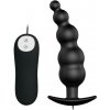 Pretty love - anal plug silicone extra stimulation and 12 vibration modes black remote control