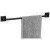 Wenko | WENKO 71445800 - Tyč na uteráky VACUUM-LOC QUADRO ED 60,5x6 cm čierna | WE0751