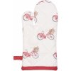 Clayre & Eef Kuchynská rukavice pre deti Red Bicycle - 12 * 21 cm - Clayre & Eef