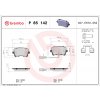 Sada brzdových platničiek, vždy 4 kusy v sade BREMBO P 85 142 (P85142)