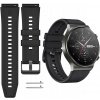 Univerzálny čierny remienok Polax, šírka 22 mm
