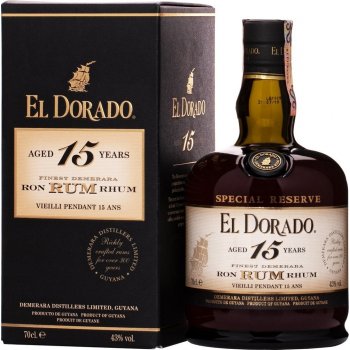 El Dorado 15y 43% 0,7 l (kartón)