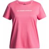 UNDER ARMOUR Tech Wordmark Graphic SS-PNK - 160-164