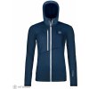 ORTOVOX Fleece Grid Hoody dámska mikina, deep ocean L
