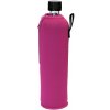 DORA´S Sklenená fľaša v neopréne ružová 0,5l
