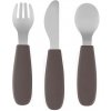 PETITEMARS PETITE&MARS Sada príborov s nerezovej ocele Take&Match Bitter Cocoa 12m+
