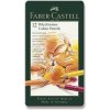 Farebné ceruzky Faber-Castell Polychromos 110012 plechová krabička, 12 farieb -