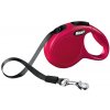 Flexi Classic XS popruhová vôdzka v rôznych farbách, 3 m červená