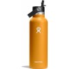 Hydro Flask Standard Flex Straw Cap 21 OZ 621 ml čierna oranžová