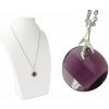 CITY STORM Prívesok Twist 18 mm Made With Swarovski s retiazkou - Amethyst + pri tomto produkte si môžete zvoliť dĺžku retiazky