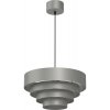 Luminex Luster na lanku RINGS 1xE27/15W/230V šedá LU3521A + záruka 3 roky zadarmo