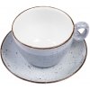 IRIS DOTS sivá šálka s podšálkou Veľkosť: 35cl na ČAJ