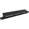 Solarix patch panel 24x RJ45 CAT5E STP/1U/čierna (SX24-5E-STP-BK)