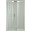 Hopa LUGO štvrťkruhový sprchový kút 80x80x195 cm,sklo Číre,rám Chróm/Hliník,bez vaničky OL