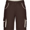 James & Nicholson Kraťasy JN 872 Color COT020872s48m6-brown/stone 42 Hnědá/stone
