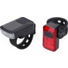 BBB Spark 2.0 Combo 10 lm 45 lm set čierne Set predného a zadného USB nabíjacieho svetla